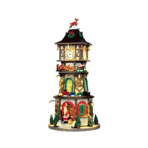 Lemax Christmas Clock Tower, with 4.5V Adaptor #45735 - Image 5