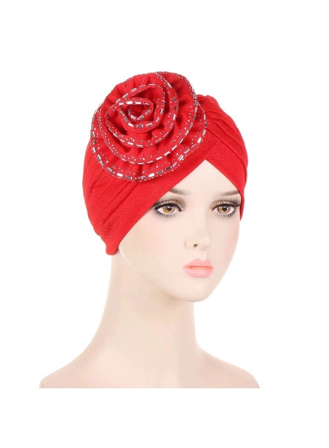 Minimalist Women's Rhinestone Pullover Hat - Image 2