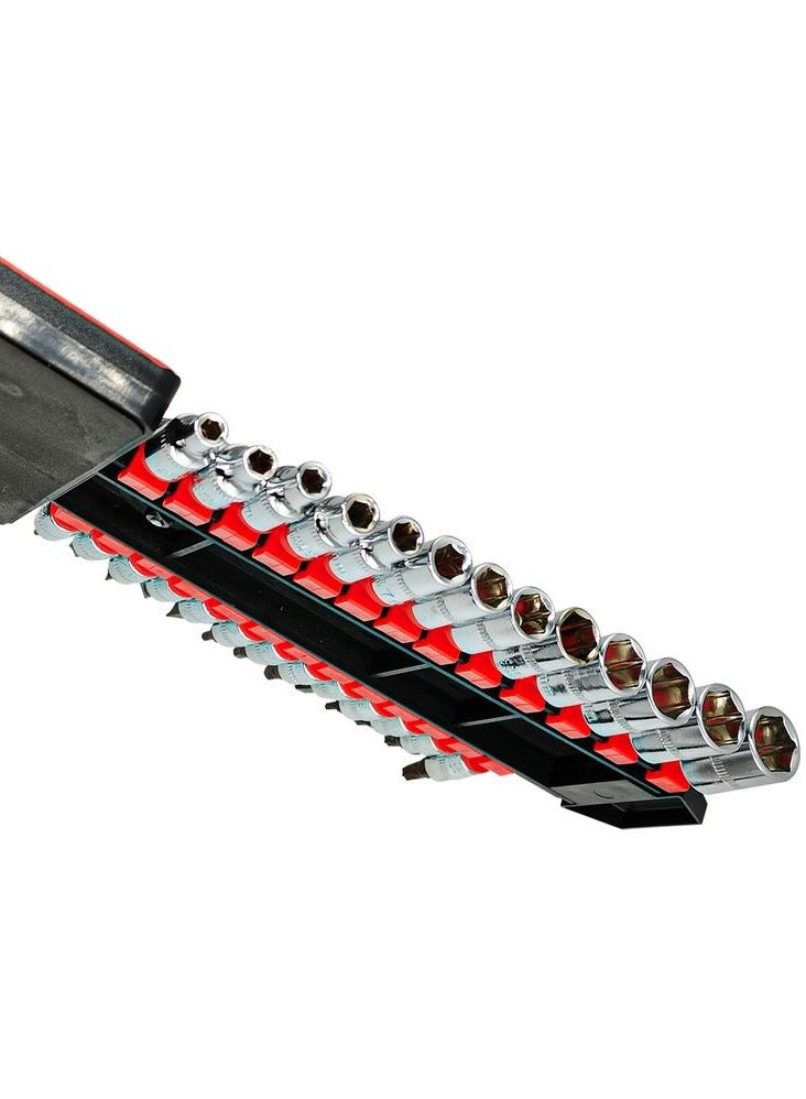 H and M 27 Pieces Premium Quality 1/4" Inch Dr. Socket Wrench Tool Set For Home/Mechanic/Home H-0017 - Image 3