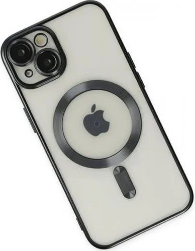 بولهاموبيل Polham Camera Protected iPhone 14 6.1 inch Magsafe Compatible Silicone Case, Laser Framed, Shock Absorbing