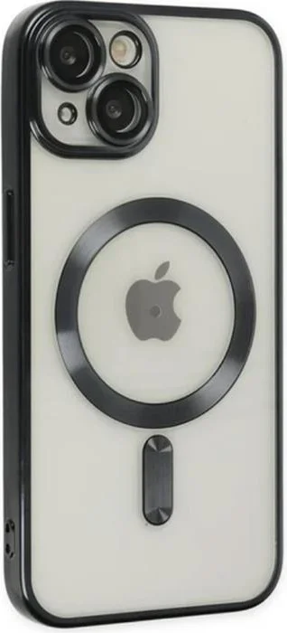 بولهاموبيل Polham Camera Protected iPhone 14 6.1 inch Magsafe Compatible Silicone Case, Laser Framed, Shock Absorbing