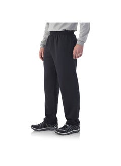 FRUIT OF THE LOOM Best Collection Men'S Fleece Elastic Bottom Pant,Black, Xl  - Image 4