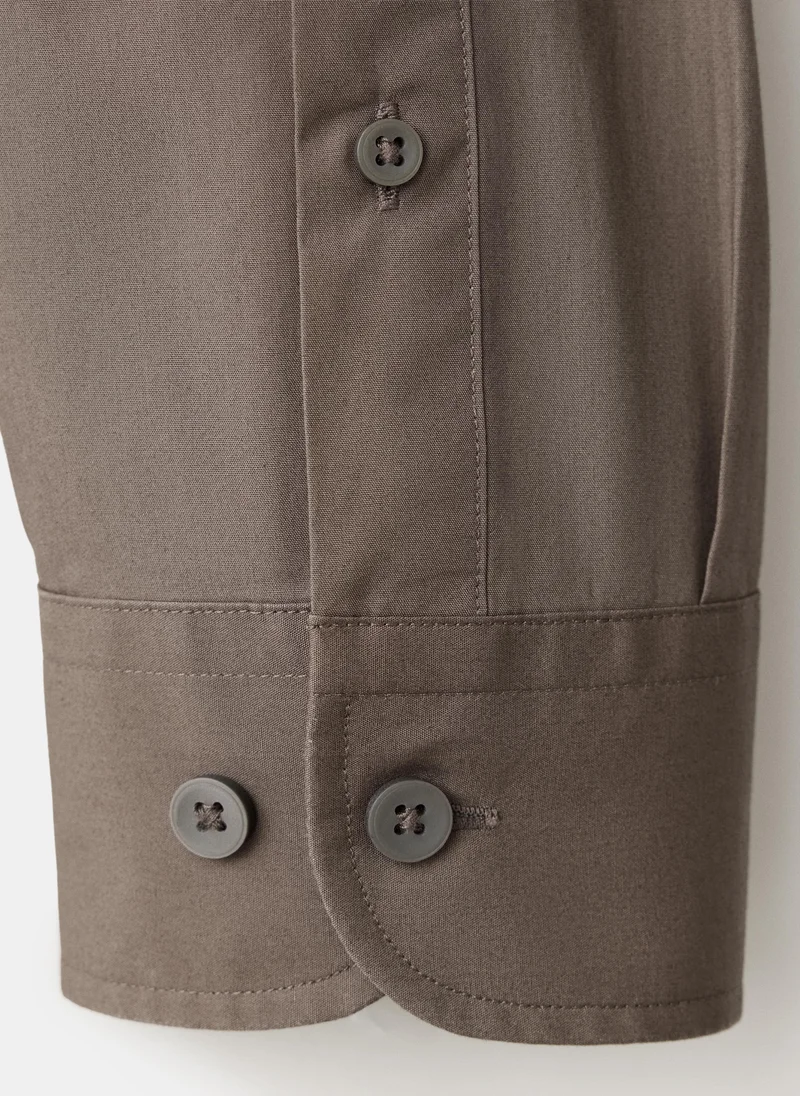 Mango Man 98-VISON Regular-Fit 100% Cotton Shirt for Men | Best Price UAE