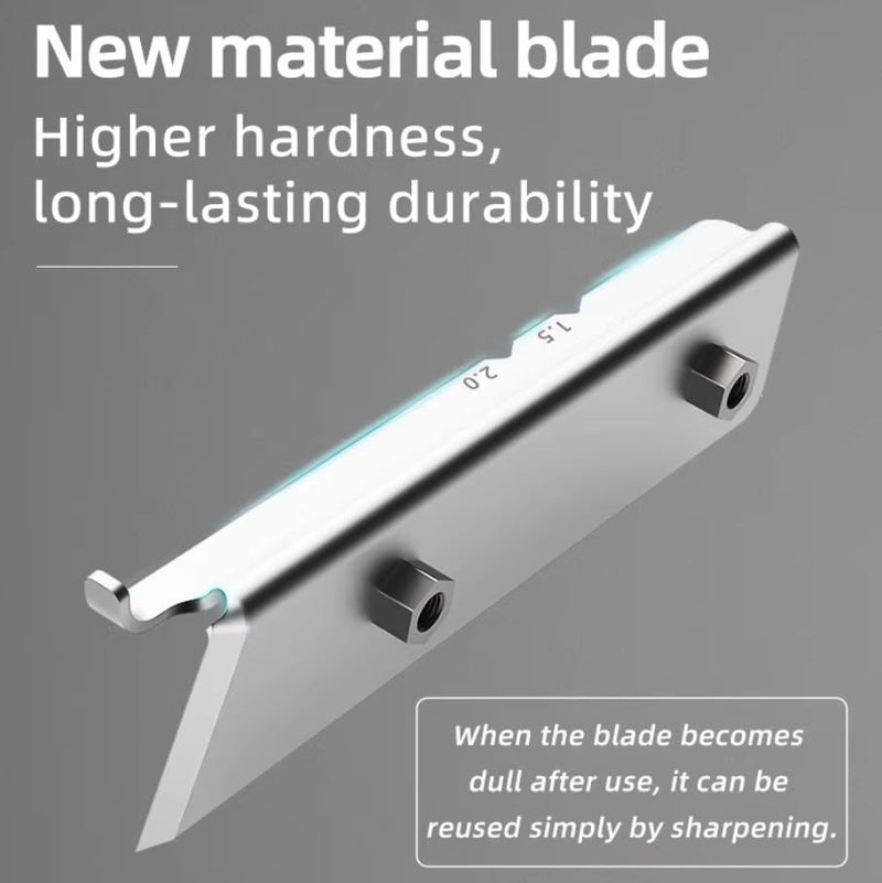 XOYO Pro Edge Banding Trimmer Planner 3in1| Hand Planner Model Woodworking Edge Strip Cutter for Professional works | Stainless Steel Scraper | Double Radian Chamfer - Image 5