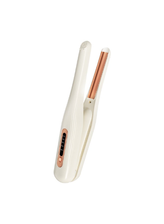 Mini Straight Curling Iron Charging Negative Ion Curved Surface High Crown Volume Non-damaging Wireless Hair Straightener - Image 1