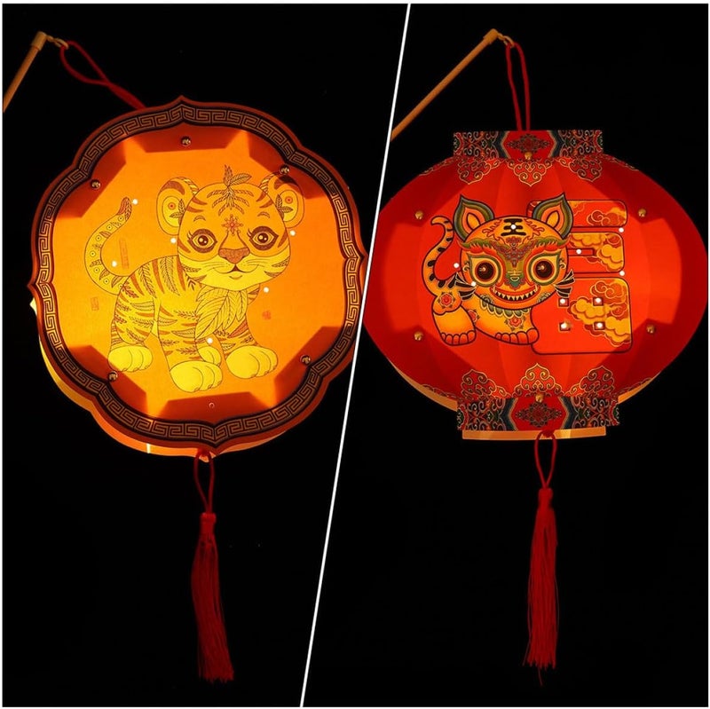 Homoyoyo Lantern Decorative Hanging Tassels 20pcs Traditional Accessory Pendant for Spring Festival Party Home Hanging Décor - Image 5