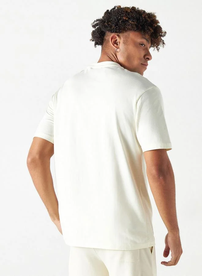 STARTER Starter Print Crew Neck T-shirt with Short Sleeves