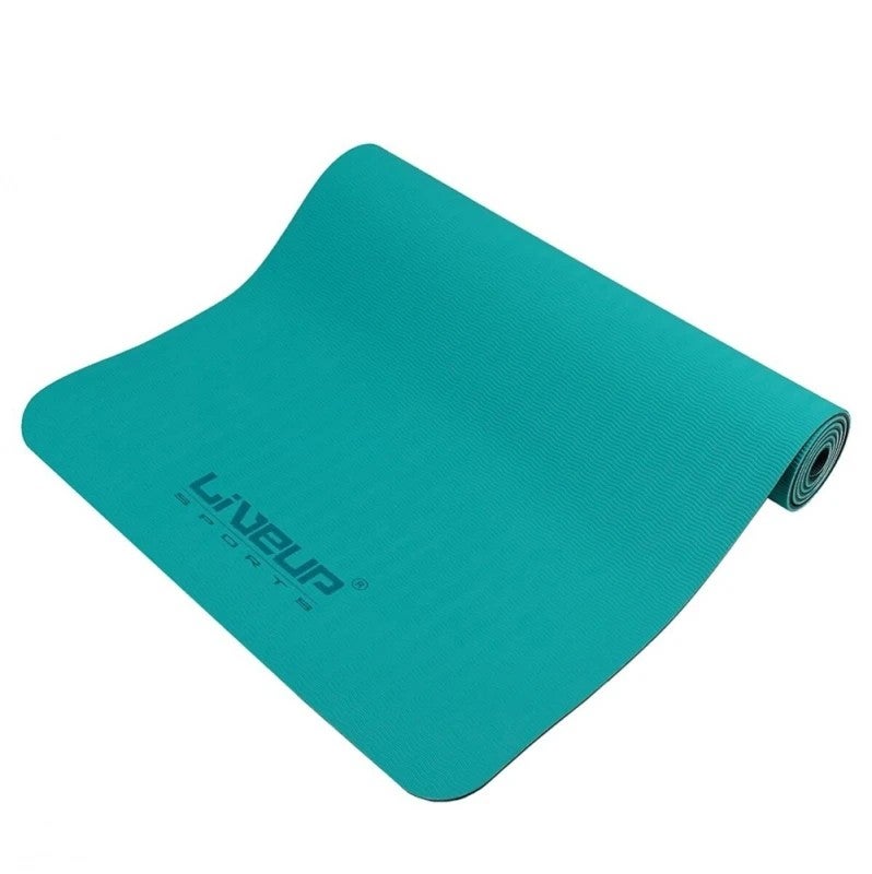 LiveUp TPE Yoga Mat-Bu Yoga Mat - Blue