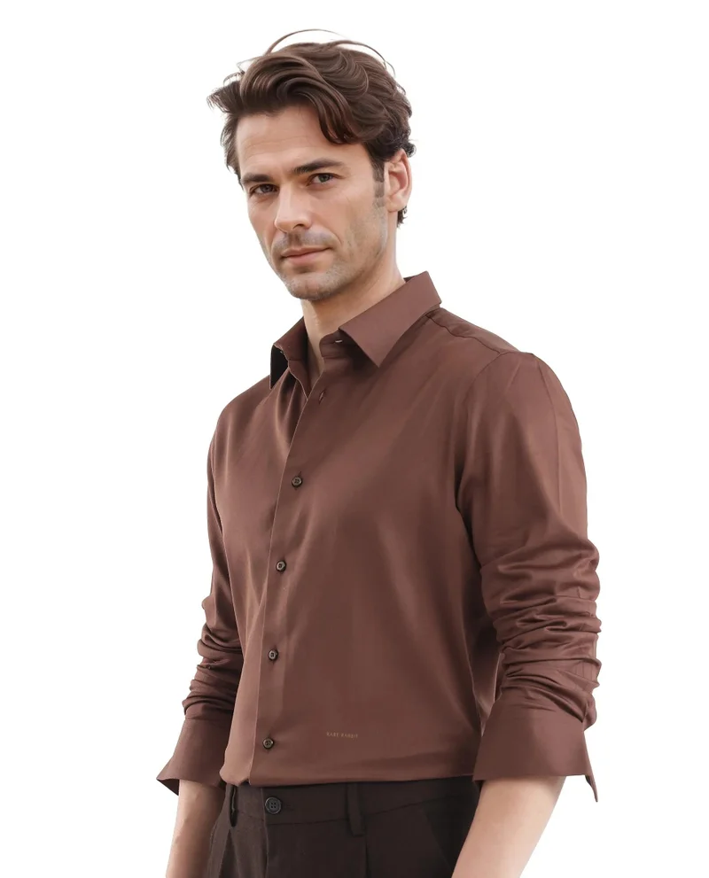 Rare Rabbit Men's Regular Fit Plain Shirt