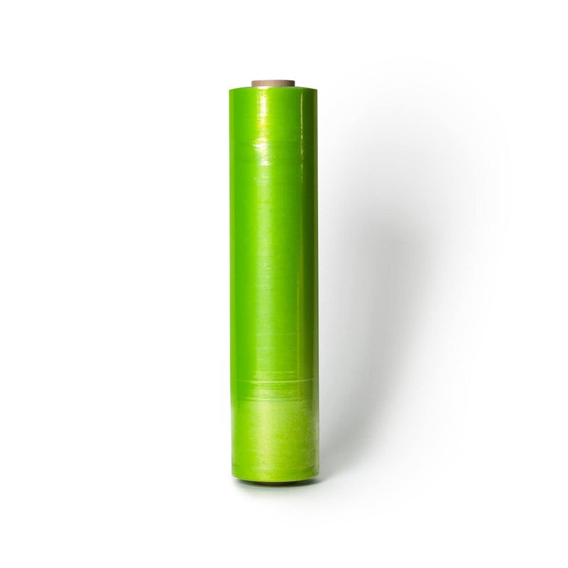 Amit Marketing Compostable Packing Cling Film - 100 MTR I 70 Micron, 12 Inch (300 mm) I Multipurpose Wrap Roll I for Packaging & Safety Needs, Gift, Bakery Items, Bouquet, DIY Crafts - Green (1 Pcs) - Image 1