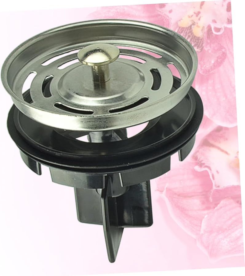 POPETPOP 3Pcs Kitchen Sink Waste Disposer Filter Easy Install Detachable Design - Image 3