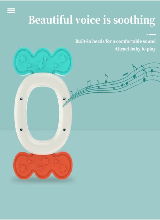 HUANGER 4 Pcs Baby Hand  Silicon Rattles Set - High Quality Baby Sleep Rattle Baby Toys 0-24 Months  - Image 3