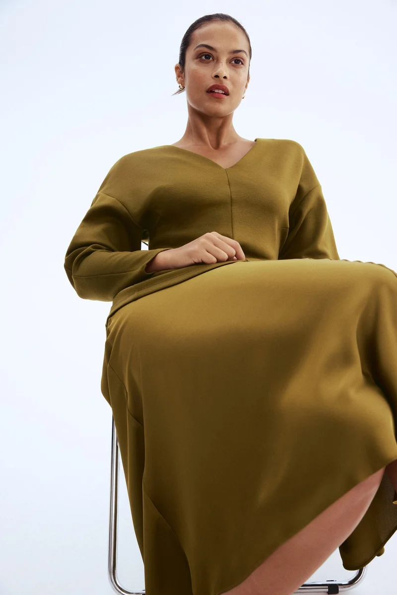 H&M Waisted scuba top