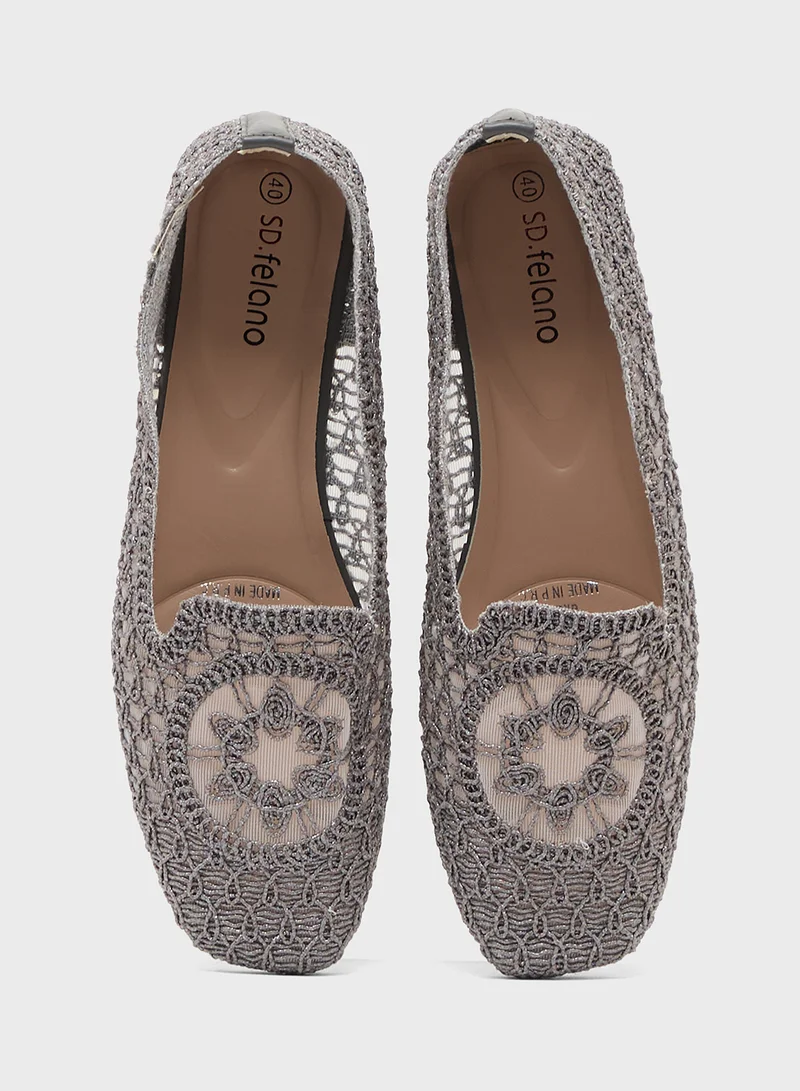 SD.Felano Summer Flat Slip On