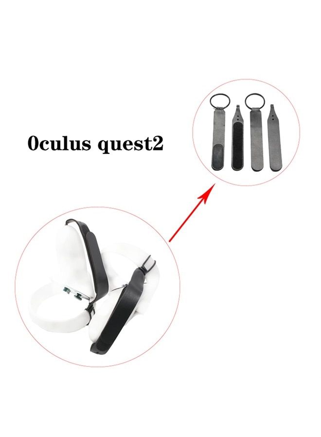 1Pair Touch Handle Strap for Oculus Quest 2 VR Controller Handle Grip Anti Falling Non-Slip Fixed Belt Adjustable Accessories