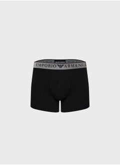 EMPORIO ARMANI 2 Pack Logo Band Boxers  - Image 3