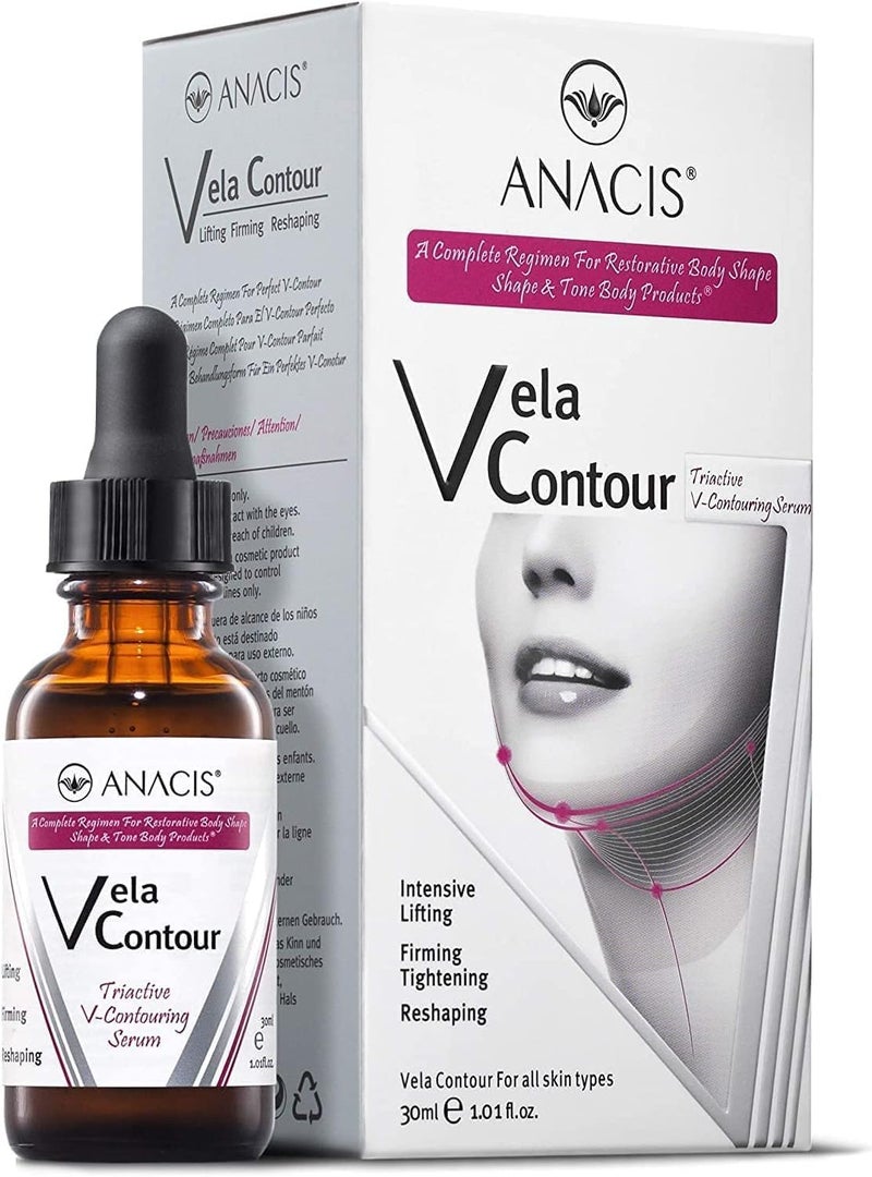Advanced Neck Serum V line Jawline Fine Lines Neck Wrinkles Sagging Skin Serum for Women and Men Anacis 30ml