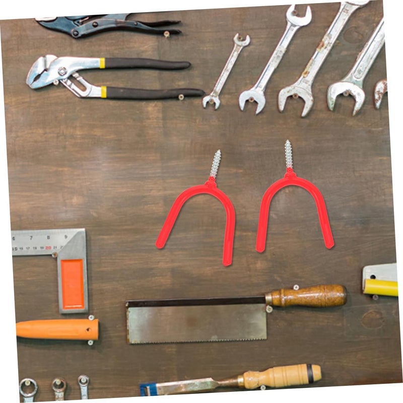 12pcs Heavy Duty Garage Hooks Wall Mount Tool Storage Organizers for Shovels Garden Tools and More Corrosion Resistant Easy to Install for Home Garage and Garden - Image 4