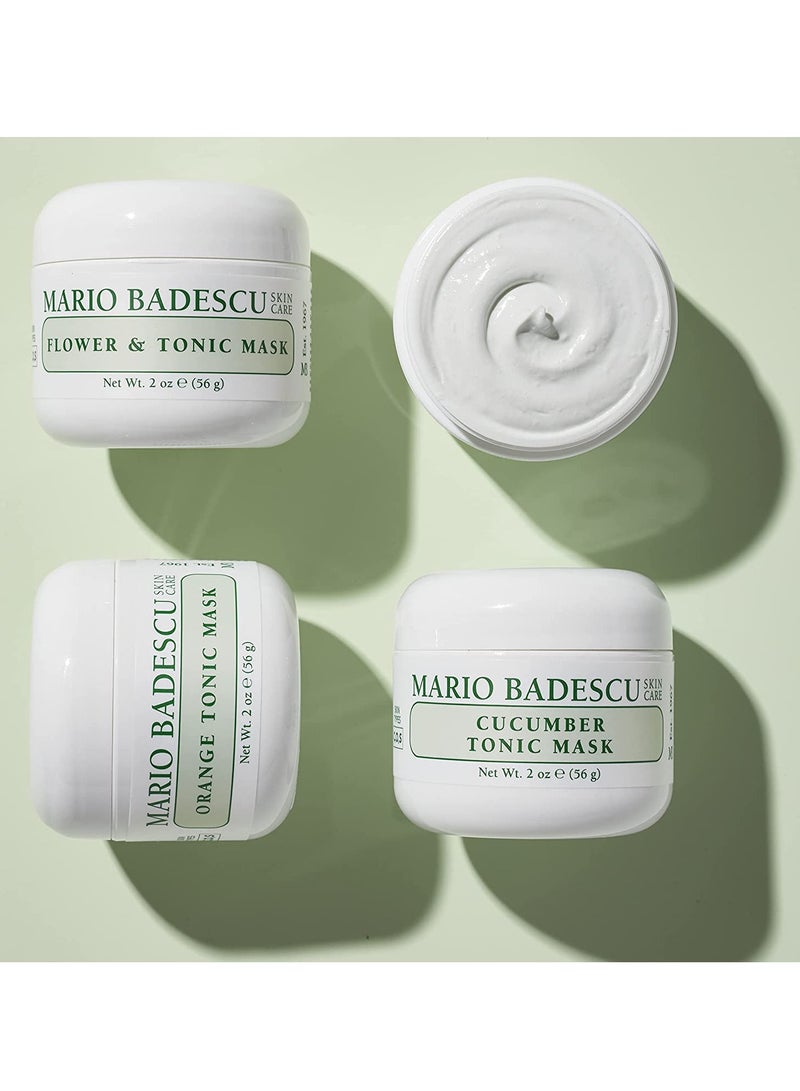 MARIO BADESCU Mario Badescu Glycolic Eye Cream, 0.5 Oz, Cuticle Cream, 0.5 oz, Hyaluronic Eye Cream 0.5 oz, Flower & Tonic Mask, 2 oz and Kiwi Face Scrub, 4 oz - Image 3