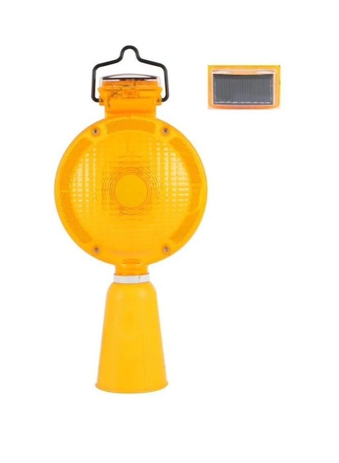 Solar Powered Emergency Warning Light, for Roads and Construction Sites. Automatically Flashes. Easy Installation on Cones or Barriers. - Image 4