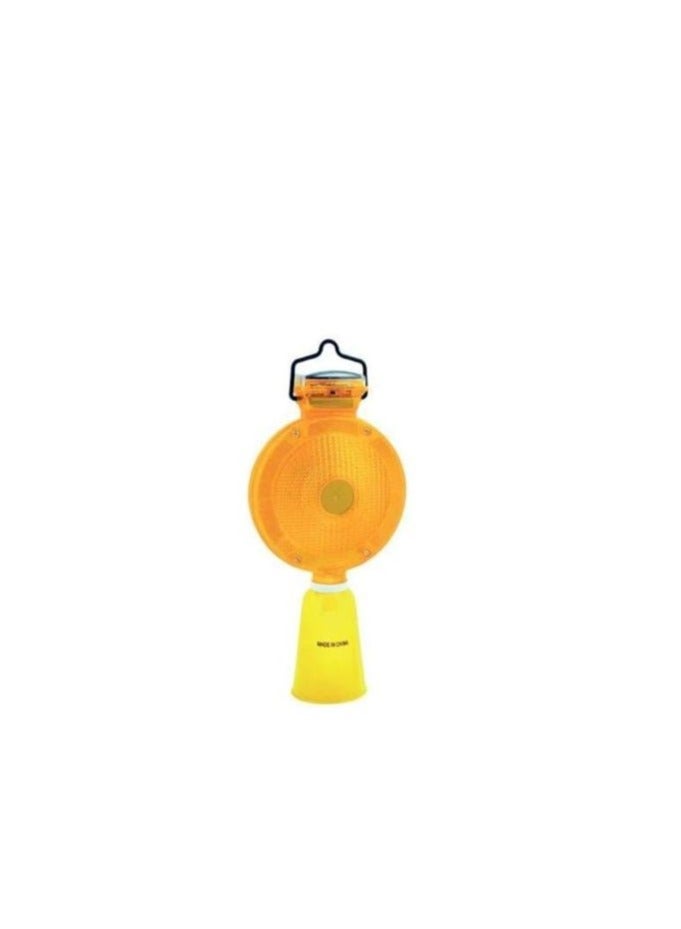 Solar Powered Emergency Warning Light, for Roads and Construction Sites. Automatically Flashes. Easy Installation on Cones or Barriers. - Image 3