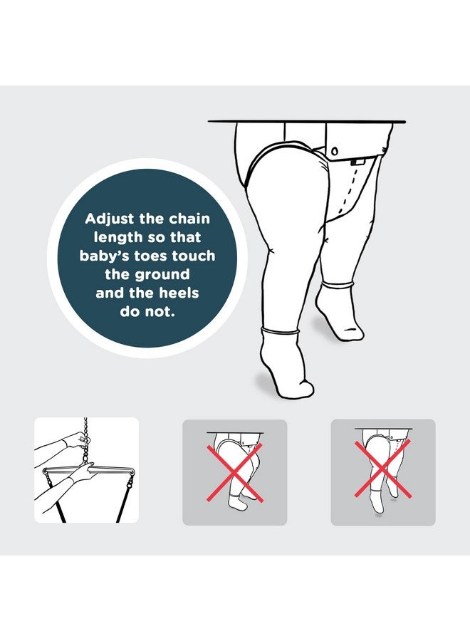 Jolly Jumper *Iconic* - New Grey Safari Saddle - The Original Baby Exerciser. Trusted by Parents and Loved by Babies for Over 75 Years - Image 3