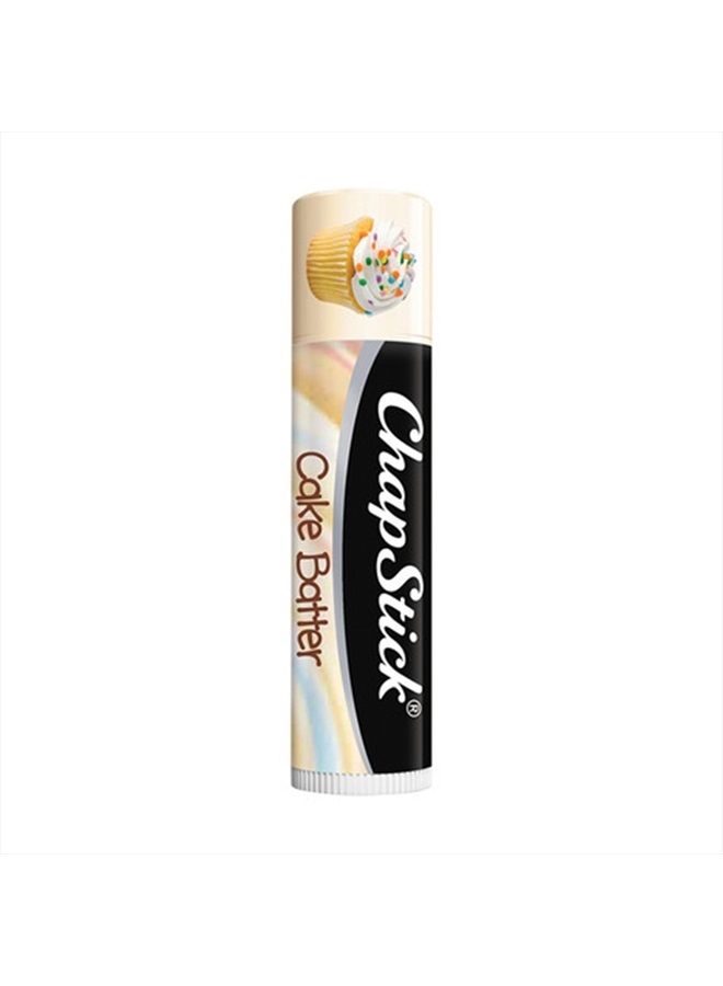 chapstick Classic Skin Protectant Flavored Lip Balm Tube, Limited Edition, 0.15 Ounce Each (Cake Batter Flavor, 1 Box of 12 Sticks, 12 Sticks Total) - Image 2