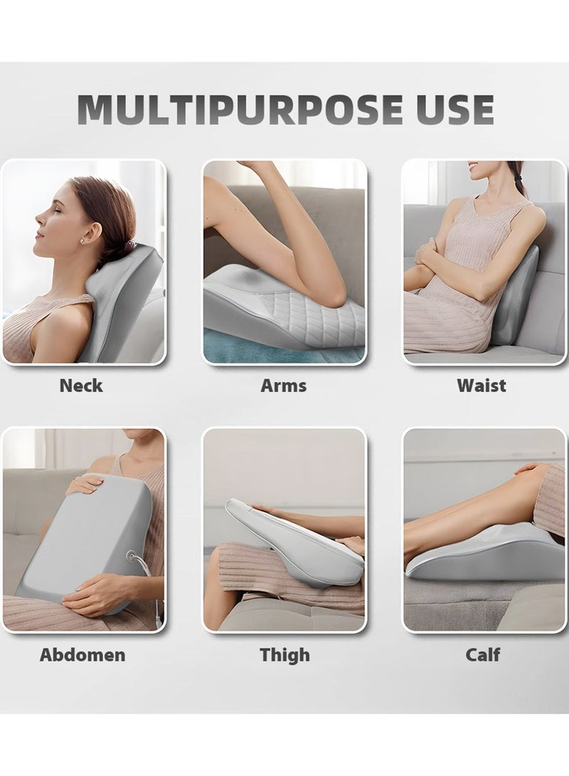 EzzySo Neck Massager With Heat 3D Kneading Massage Pillow For Pain Relief  Massagers For Neck and Back Shoulder Leg Stress Relax At Home Office And Car - Image 3