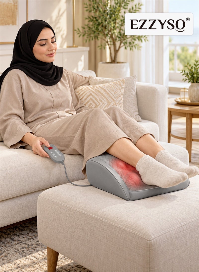 إيزي سو مدلك الرقبة مع وسادة تدليك ثلاثية الأبعاد بالحرارة لتخفيف الألم  أجهزة تدليك الرقبة والظهر والكتفين والساقين للاسترخاء من التوتر في المنزل والمكتب والسيارة - Image 5