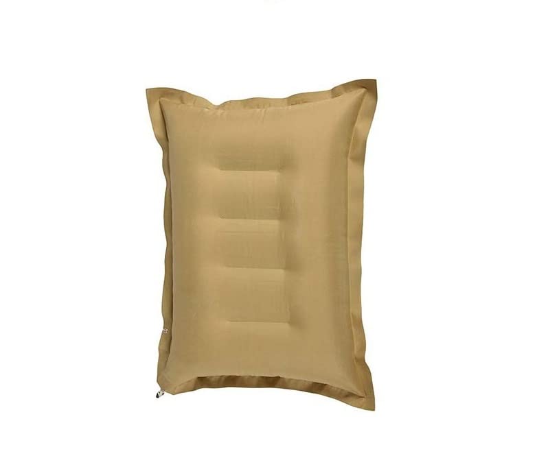RAV RAV Pack of 2 Soft Fabric Travelling Pillow air Pillow for Easy Traveling Color Brown - Image 4