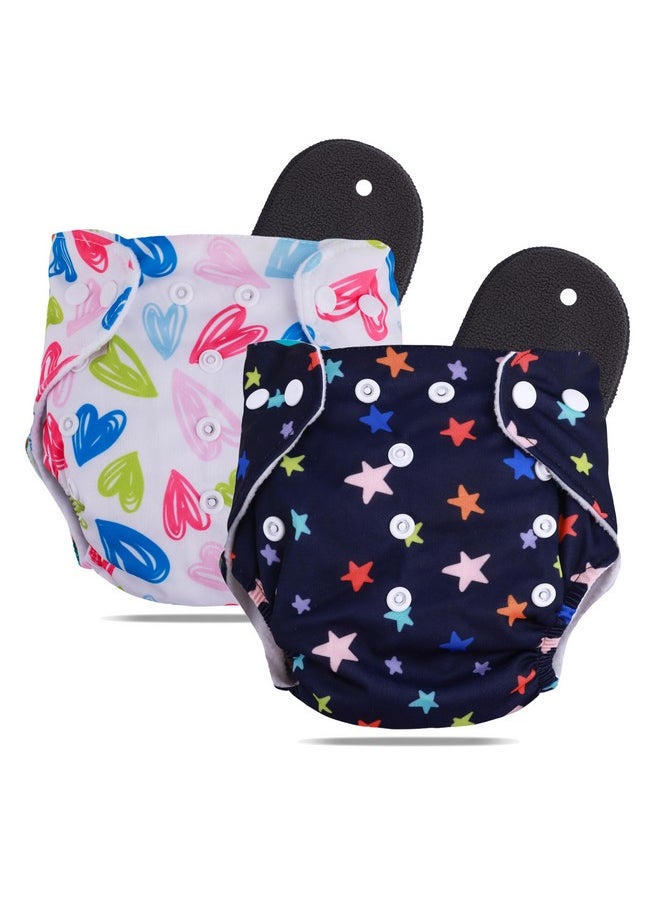 Novo Baby Leakage Proof Reusable Cloth Diaper With 5 Layer High Absorbent Pad | Reusable Nappies| Freesize For Kids 0-3 Yrs | Washable Diapers  - Image 1