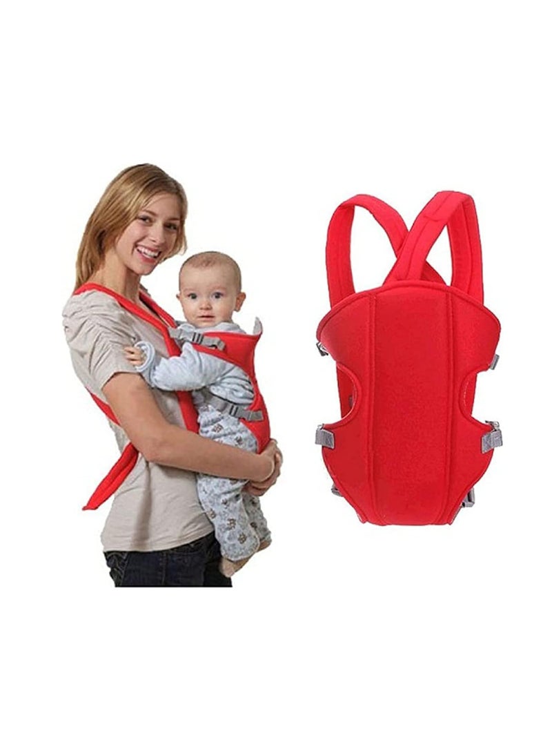 BLOOMING TIME Cradle Your Sunshine Sunbaby Adjustable Infant Baby Carrier in Vibrant Red  - Image 1