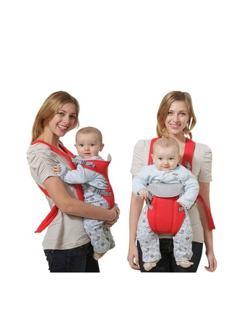 BLOOMING TIME Cradle Your Sunshine Sunbaby Adjustable Infant Baby Carrier in Vibrant Red  - Image 2
