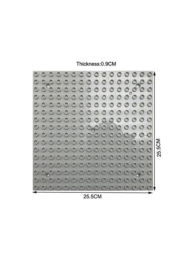 2-Piece 16X16 Dots Baseplate For Building Blocks Mini Action Figure Stand On Base Plate Educational