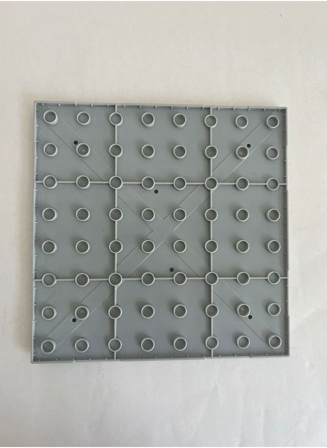 2-Piece 16X16 Dots Baseplate For Building Blocks Mini Action Figure Stand On Base Plate Educational
