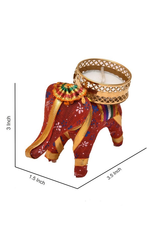 Pride Store Elephant Tealight Candles Holder for Birthday, Diwali, Festival Decoration Christmas Corporate Gifts Elephant Tealight Candle Holder Home Decoration Items for Diwali (Elephant Pack 10) - Image 3