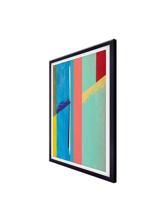 999STORE Blue abstract printed canvas painting (Canvas_18X30 Inch_Blue) BLF1830205026 - Image 3