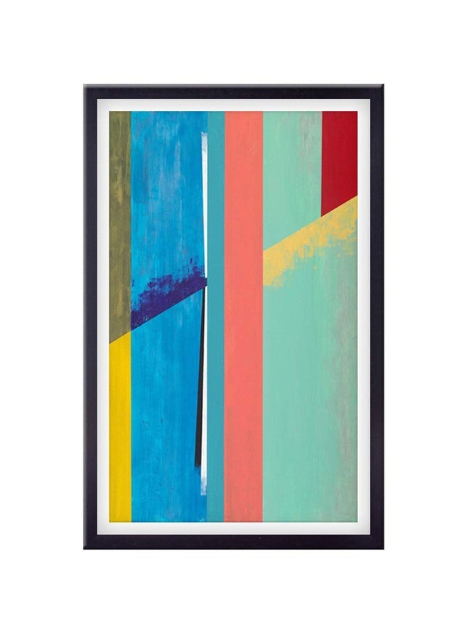 999STORE Blue abstract printed canvas painting (Canvas_18X30 Inch_Blue) BLF1830205026 - Image 2
