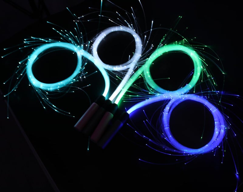 SATUMIKO Space Whip (7 Colors 23 Modes) Led Fiber Optic Whip Rave Toy,EDM Events,Dance Festival - Image 3