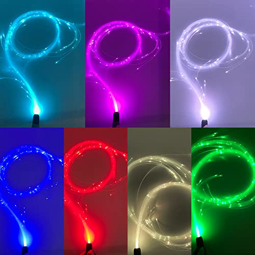 SATUMIKO Space Whip (7 Colors 23 Modes) Led Fiber Optic Whip Rave Toy,EDM Events,Dance Festival - Image 4