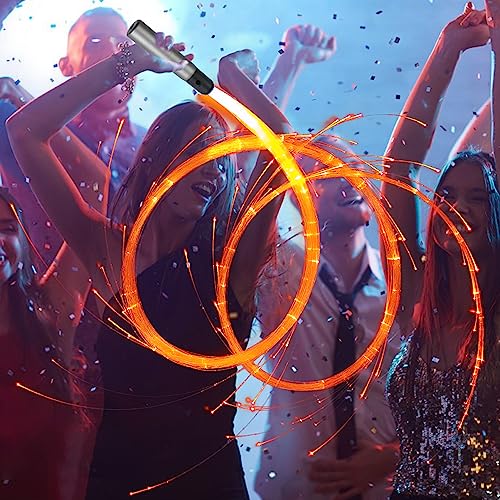 SATUMIKO Space Whip (7 Colors 23 Modes) Led Fiber Optic Whip Rave Toy,EDM Events,Dance Festival - Image 2
