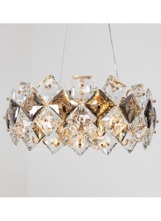 A modern crystal chandelier from Yukandel, a gray and transparent square cry - pzsku/Z6E3973D02F95FDA267EFZ/45/_/1677753745/7055c5af-f87d-4e2e-866f-db020e6286fd