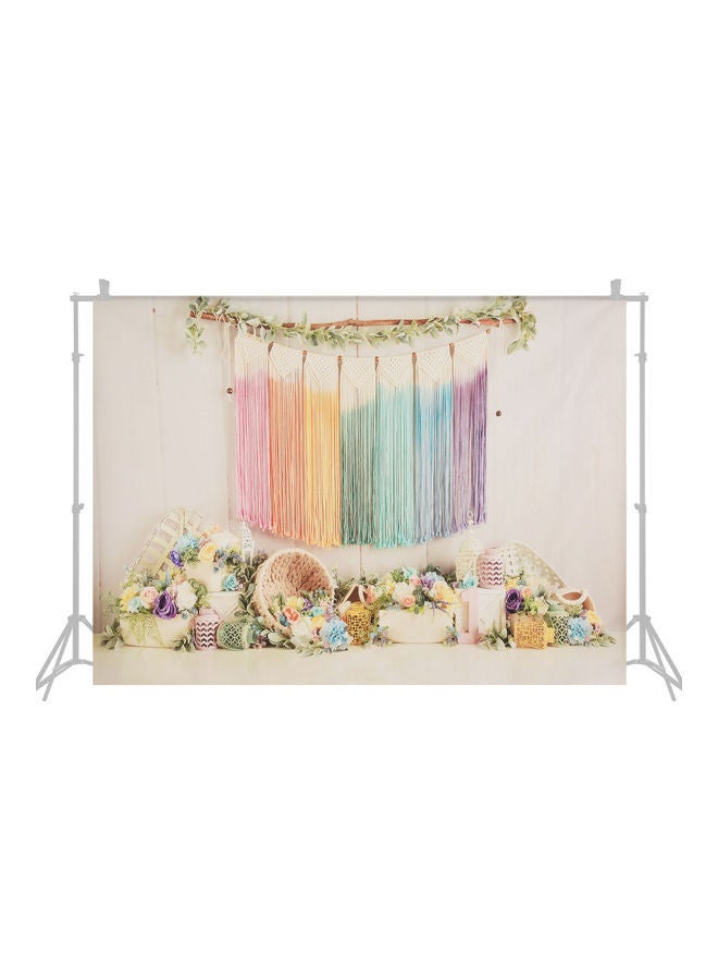 NIBEMINENT Portrait Background Photography Studio Props With Flower Pattern Multicolour - Image 2