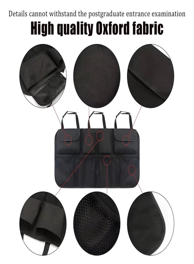 Mandark Car Trunk Organizer, Space Saving Vehicle Backseat Hanging with 8 Large Pockets, Automotive Interior Cargo Organization Storage Bag Accessories, Universal for SUV, Truck, Van - Image 3