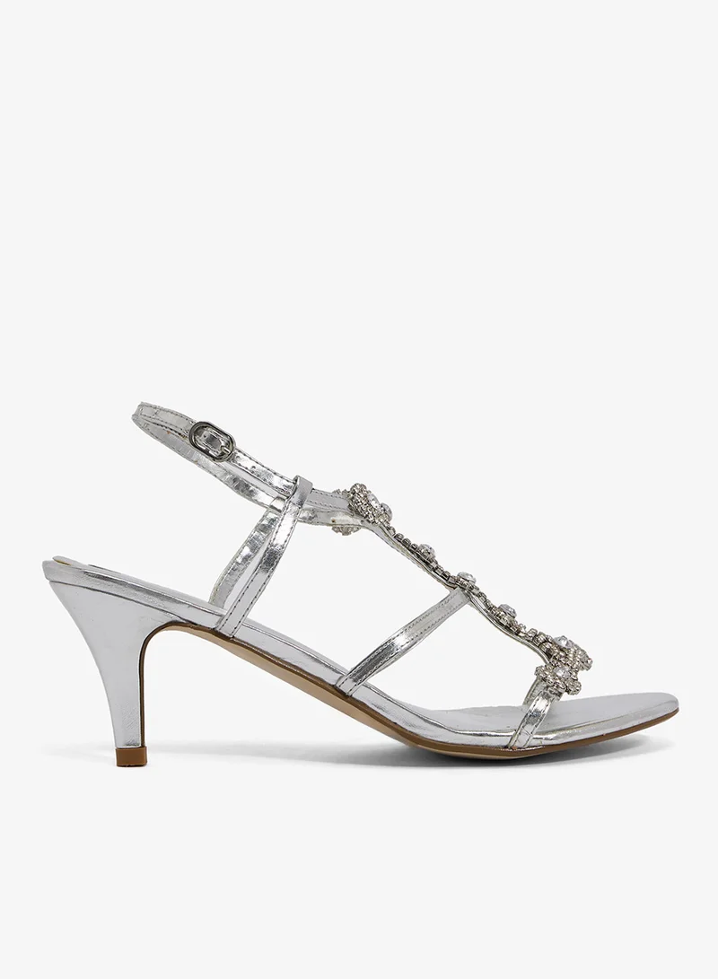 Spot-On Mid Heeled Sandal