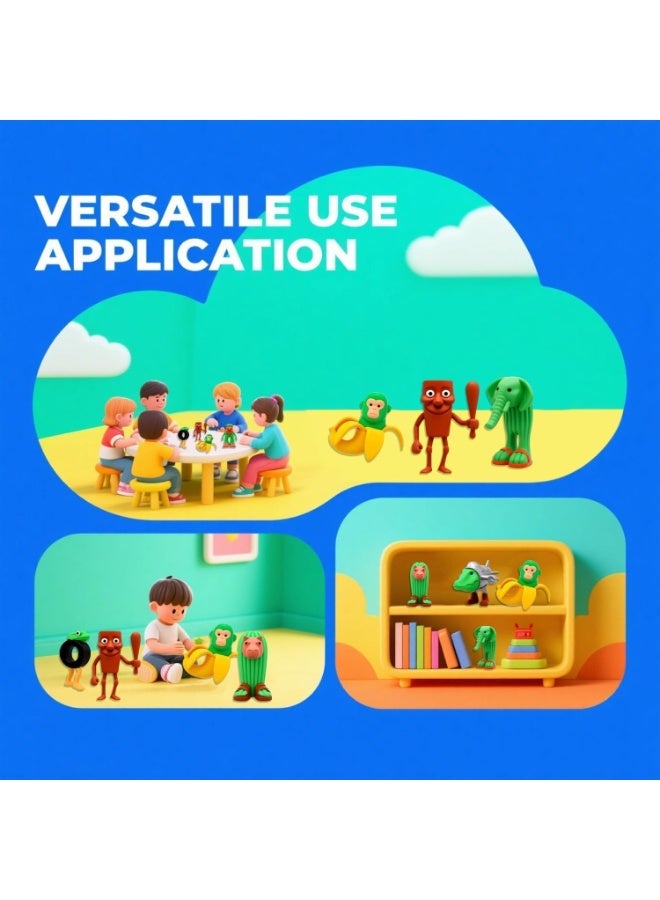 24pcs Italian Brainrot Toys, Tralalero Tralala Action Figure, Brainrot Meme Shark Figures Toys 2.5in, Funny Animals, Unique Key Chain, Decorations Gifts for Fans Office Room Figurine Decor - Image 3