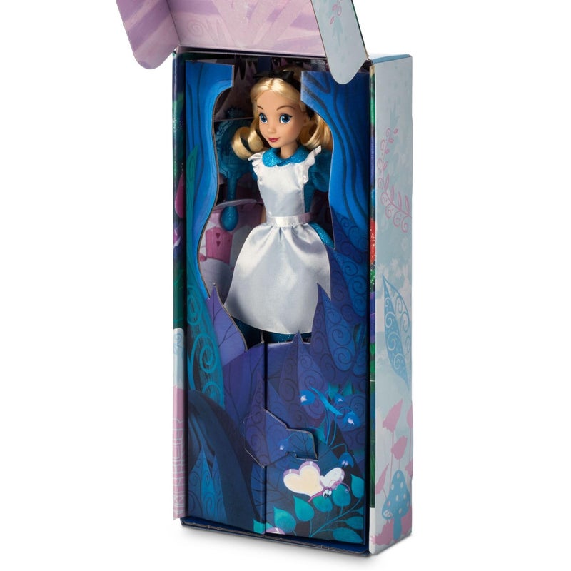 Disney Store Dolls & Games Princess Classic Doll (Alice), 11 Inches, Includes Brush with Molded Details, Fully Posable Toy in Classic Outfit Princess Toys - Image 2