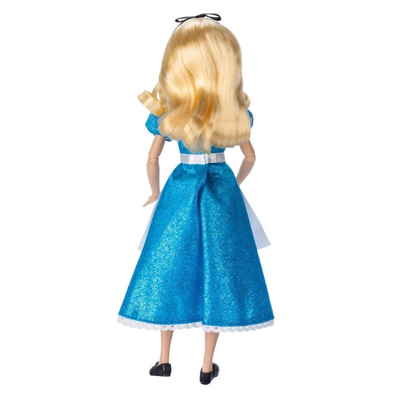Disney Store Dolls & Games Princess Classic Doll (Alice), 11 Inches, Includes Brush with Molded Details, Fully Posable Toy in Classic Outfit Princess Toys - Image 5