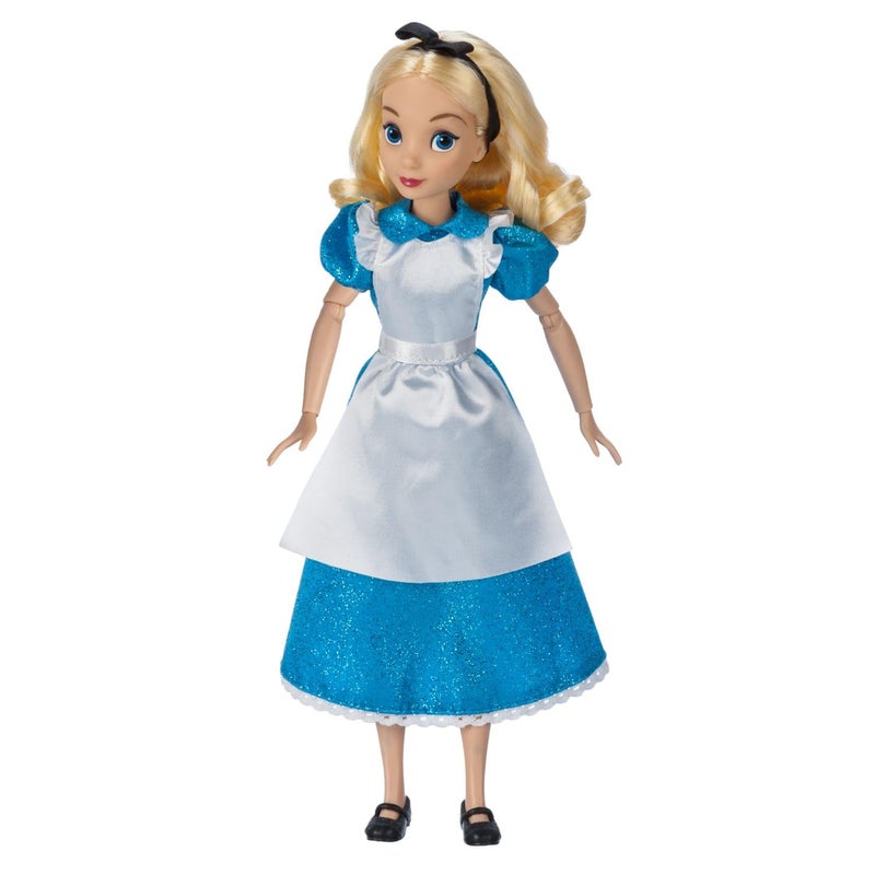 Disney Store Dolls & Games Princess Classic Doll (Alice), 11 Inches, Includes Brush with Molded Details, Fully Posable Toy in Classic Outfit Princess Toys - Image 3