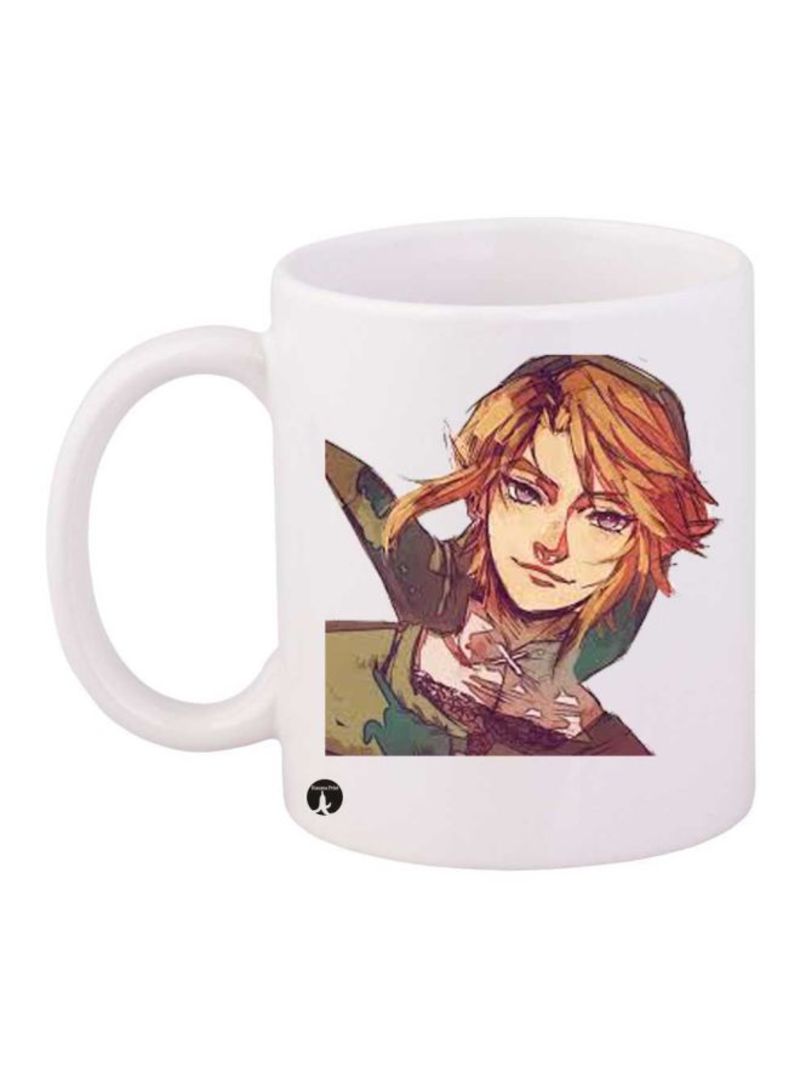 RKN The Legend Of Zelda Video Game Printed Mug White/Green/Beige Standard Size